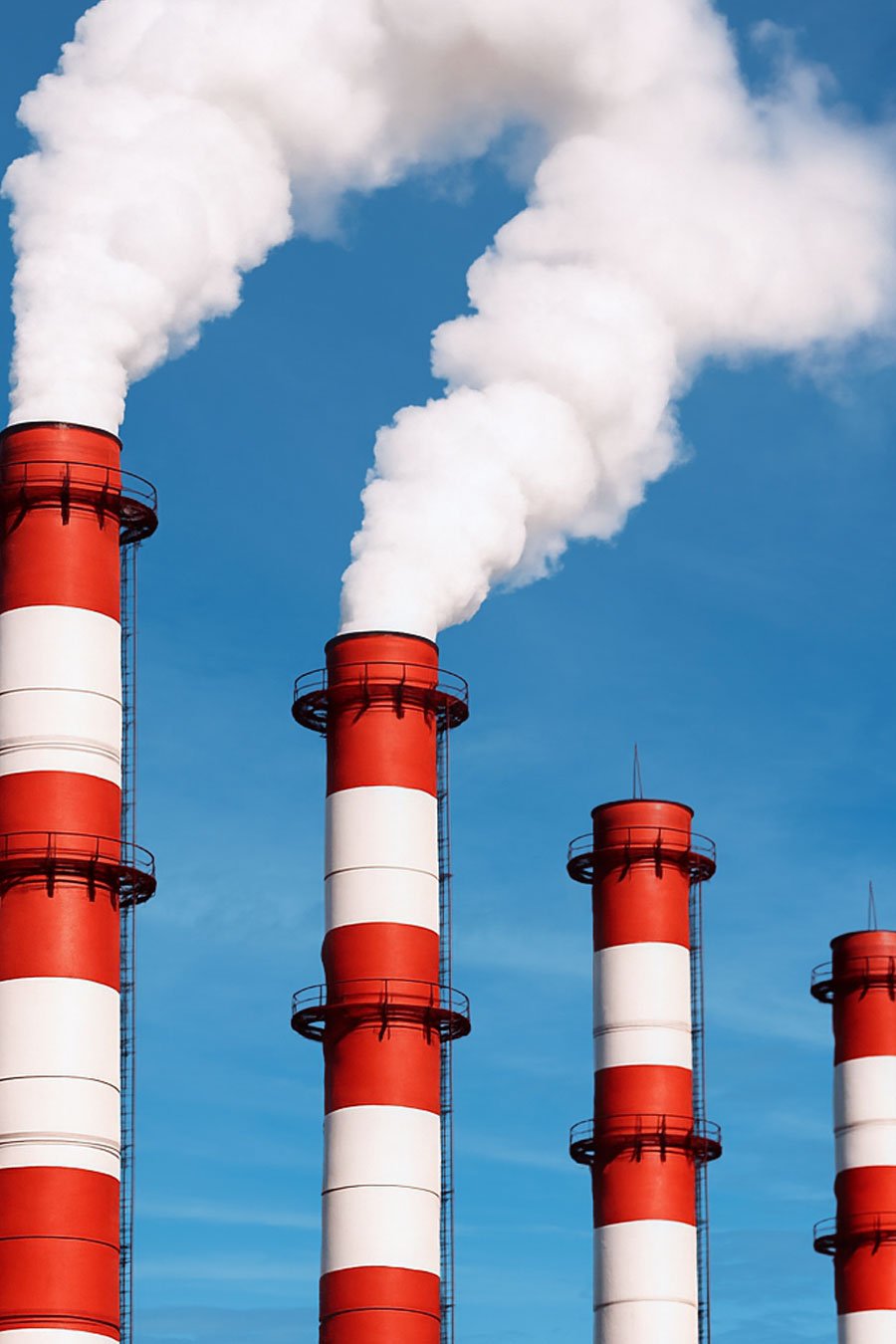 Co2 smoke stacks Co2 smoke stacks